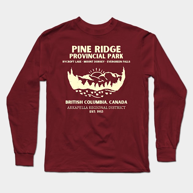 Pine Ridge Provincial Park Long Sleeve T-Shirt by SupremeHattie